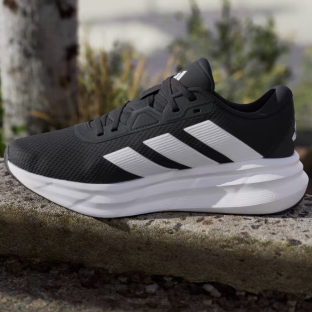 Adidas Running Shoes in Black and White